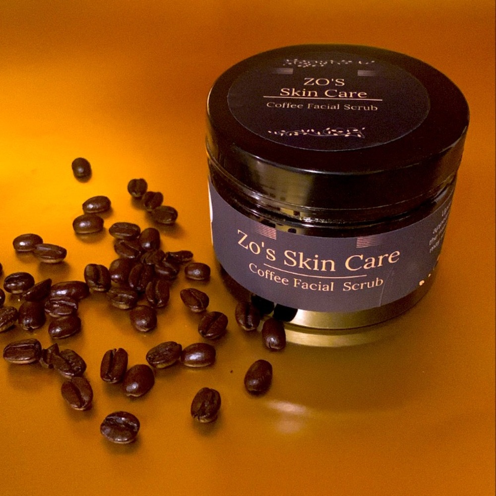 10oz Coffee Facial Scrub. Improves the texture of your skin